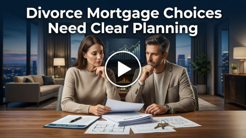 Divorce Mortgage Choices Need Clear Planning | Follow for Updates on Mortgage & Real Estate News. We Specialize in Low-Credit FHA & No/Low-Credit VA Loans.